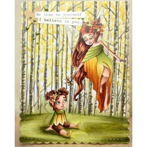 Queen fairy Clear Silicone Stamp/Seal for DIY scrapbooking/photo album Decorative clear stamp sheets A1924