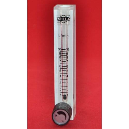 LZQ-7 1-10LPM air flow meter (H=120mm gas flow meter)with control valve for Oxygen conectrator ,it can adjust flow