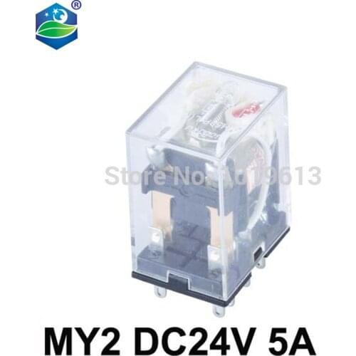 HH52P(MY2) General Purpose Relay 2pdt,8pins, 24V relay dc