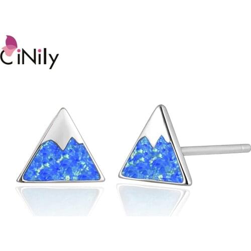CiNily White Gold Plated for Girls Exquisite small hill stud earrings for girls Jewelry