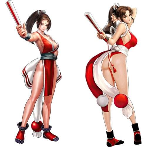 Three Ratels CDM376 Mai_shiranui Anime Car Sticker Vinyl PVC Decal for Wall Laptop Waredrobe