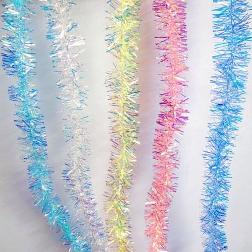 2Meters Colorful Garland Christmas Tree Ornaments Bar Tops Ribbon New Year Christmas Decoration for Home Outdoor Navidad 2019