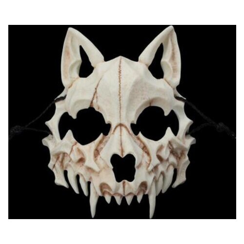 Japanese Kurato Mito Horror Halloween Mask Dragon God Tiger Yasha Tengu Wolf Cosplay Resin Masks Scary Masquerade Props