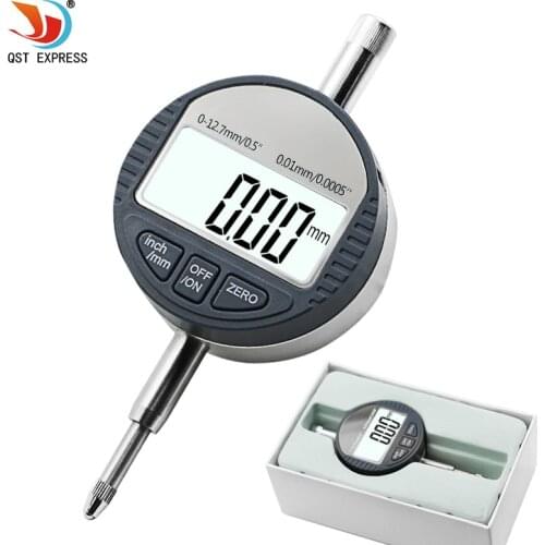 0-12.7mm/0.5" Digital Dial Indicator 0.01mm/0.0005" Electronic dial indicator Gauge Meter Measuring Instruments Data Output