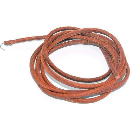 72" 183cm Leather Belt Treadle Parts With Hook For Sewing Machine 3/16" 5mm Household Home Old Sewing Machines Accessory 1Pc