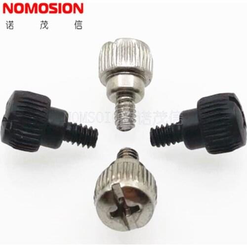10Pcs/Bag 6#-32*5 Thread Teeth Computer PC Case Cooling Fan Toolless Adjustment Screw Thumbscrews Thumb Screw M3.5 HW110