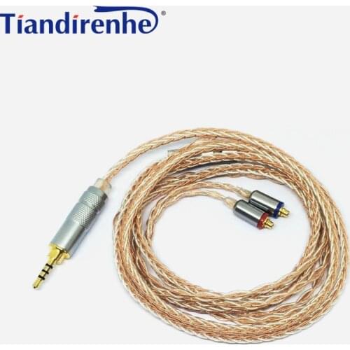 2.5/4.4mm Balance MMCX Cable for Sony XBA-A1AP A3 N1AP NBBP Z5 XBA-A3 XBA-N1AP XBA-Z5 Copper Silver Plated Replacement Cable