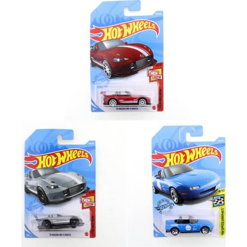 2021 Original Hot Wheels Mini Alloy Coupe MAZDA MX-5 MIATA 1/64 Metal Diecast Model Car Kids Toys Gift
