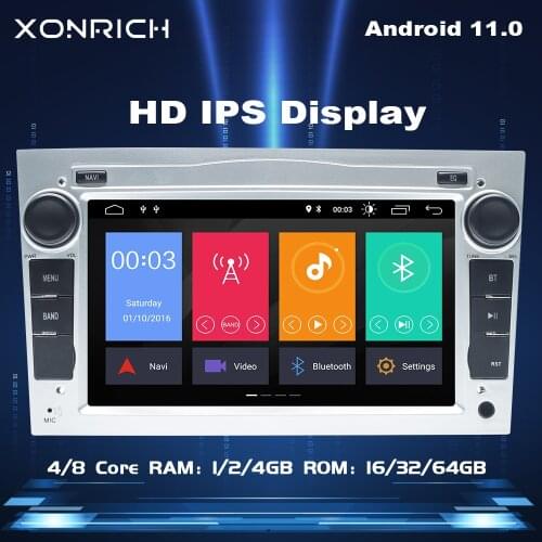2 din Android 10 Car Radio For Opel Vectra C Zafira B Corsa D C Astra H G J Meriva Vivaro Multimedia GPS Navigation NODVD Player