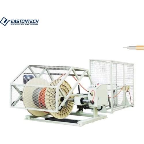 EASTONTECH EW-1450 Automatic Cable Coiling Wire Pay Off Feeding Machine For Cutting And Stripping Machine