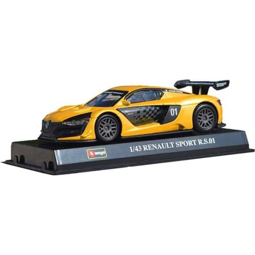 Bburago 1:43 Scale RENAULT Sport Alpine A110 Car Model Metal Diecast Toy Vehicle for Collectible Gift Souvenir Toys Display Show