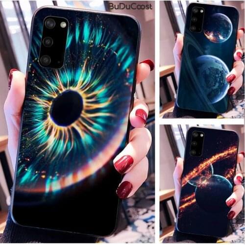 Hrmes Saturn Solar system Phone Case for Samsung Galaxy S10 Plus S10E S6 S7 edge S8 S9 Plus S10lite S20 Plus S20 Ultra