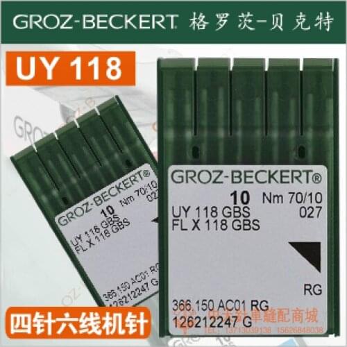 Germany GROZ-BECKERT FL118GBS UY118GBS Four Needles And Six Threads Machine Needles