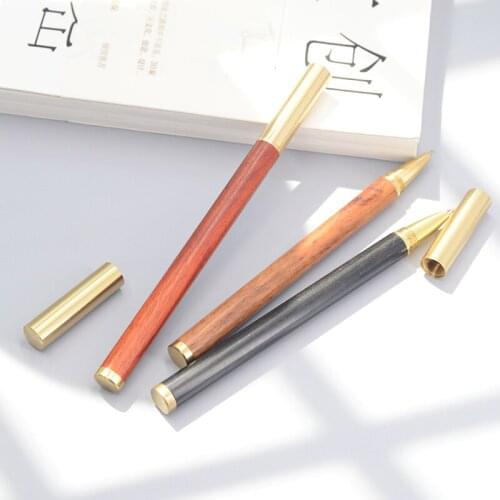 JNMZAUM brand high qualtiy wood metal pens student roller pen office business promotional ballpiont pen gel pen gift set
