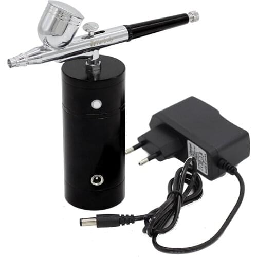 Mini Airbrush With Air Compressor Paint Spray Gun Pen Set For Cakes Model Car Nail Art DIY Wall Drawing Painter Sandblast Tools