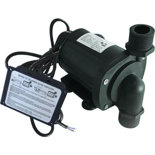 SR1000C-T Dc Brushless Water with Driving 12V 24V Large Flow Rate 630-1200L/H Fish Tank Circulation Pressure Pump 7-17M Silent
