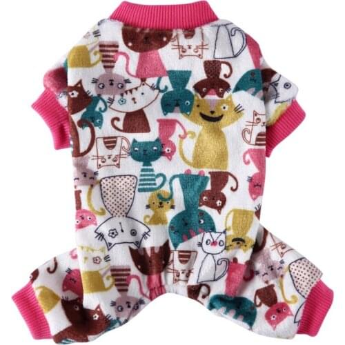 Autumn Winter Pet Soft Comfortable Lovely Pajamas Small Medium Dogs Puppy Autumn & Winter Costume