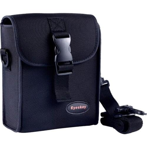 Portable Binoculars Shoulder Pouch Simple Telescope Storage Bag Outdoor Organizer Travel Storage Bag(Black)