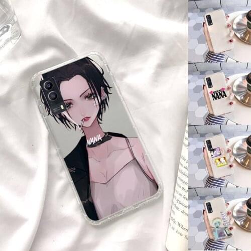 Nana Anime Oosaki Phone Case Transparent For VIVO X 60 50 30 27 23 21 20 9 pro plus S i + Soft TPU Clear Mobile bags
