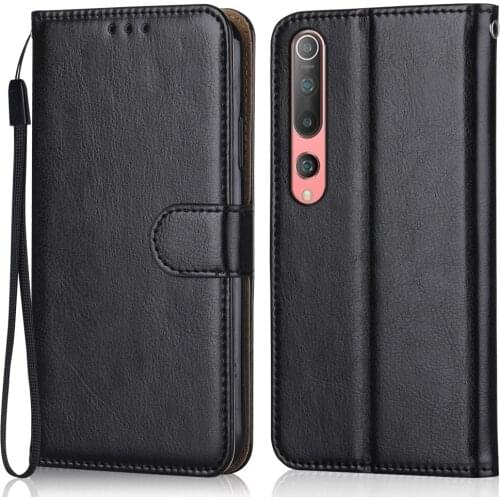 Folio Luxury Leather Case for On Xiaomi Mi 10 Pro 10Pro Wallet Stand Flip Case Phone Bag