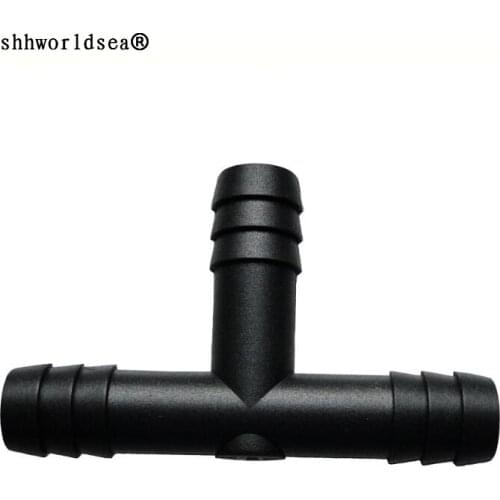 Shhworldsea auto clip fastener tubing &hose Tee connectors barbed on all Ends