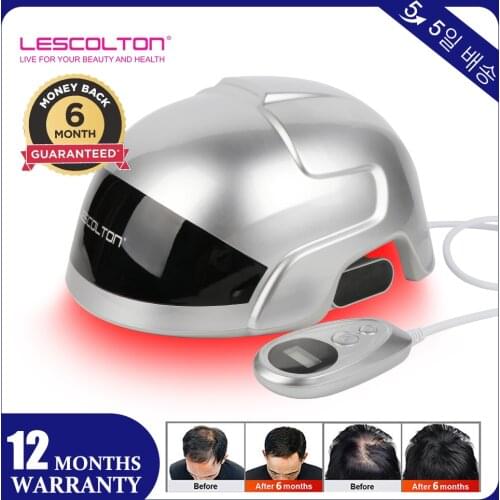 LESCOLTON Laser Hair Growth Helmet Laser Cap Infrared LED Helmet Hair Growth Hat Hair Loss Treatment Device for Men and Women