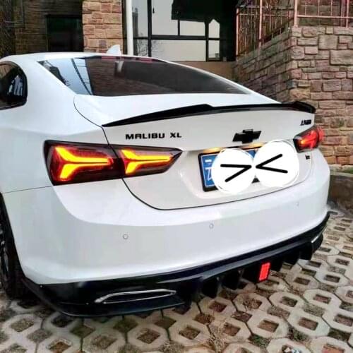 For 2017 2018 2019 2020 2021 Malibu XL Spoiler Chevrolet Malibu XL Spoiler ABS plastic Material Car Rear Wing Color Rear Spoiler