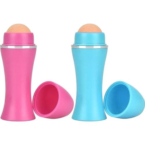 Blemish Remover Face T-zone Oil Removing Rolling Stick Ball Summer Face Shiny Changing Face Oil Absorbing Roller Volcanic Stone