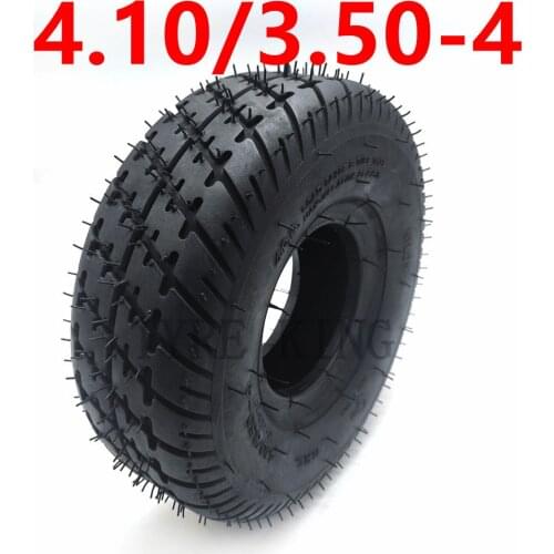 High Quality 4.10/3.50-4 Tire 410/350-4 Pneumatic Wheel Tyre for Electric Scooter, Trolley, Tiger Cart Accessories