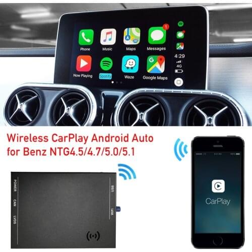 X class w470 retrofit apple wireless carplay interface box android auto add-on NTG5 audio system display works oem controls MIC