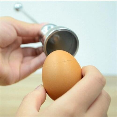 Egg Topper Egg Cracker Snipper Stainless Kitchen Tool Steel Cutter Opener scissor tijera Clipper shell Boiled Cooked TS1