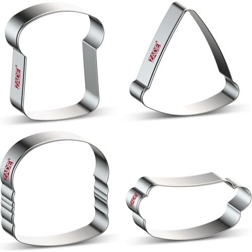 ZADE McDonald Birthday Cookie Cutter for Party Hamburger Pizza Toast Cookie Cutter - Stainless Steel