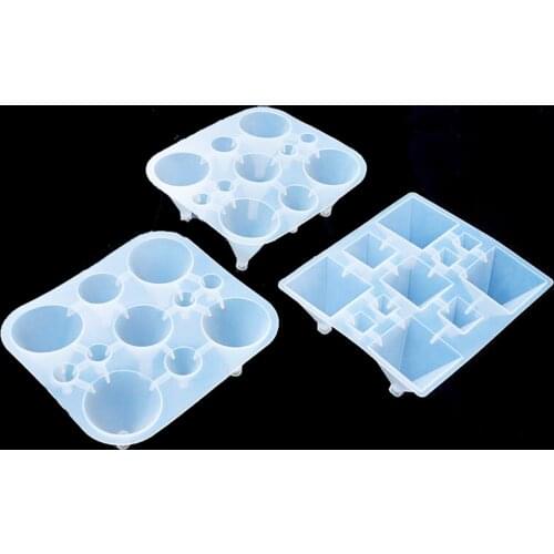 1set=11pcs Pyramid Cones Silicone Mold UV Resin Epoxy Tools different size 2 style for choose Mold epoxy resin molds for jewelry