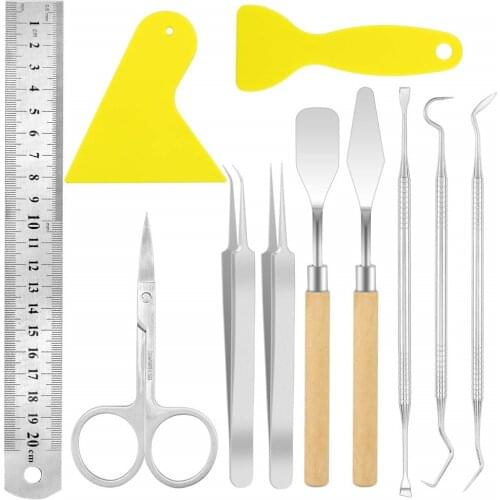 11Pcs DIY Vinyl Weeding Tools Set Stainless Steel Lettering Plotter Craft Accessories