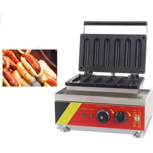 110/220V Commercial Electric Sausage Roasting Machine Hot Dog Roasting Machine 6pcs Taiwanese Sausage With Sticky Rice Machine