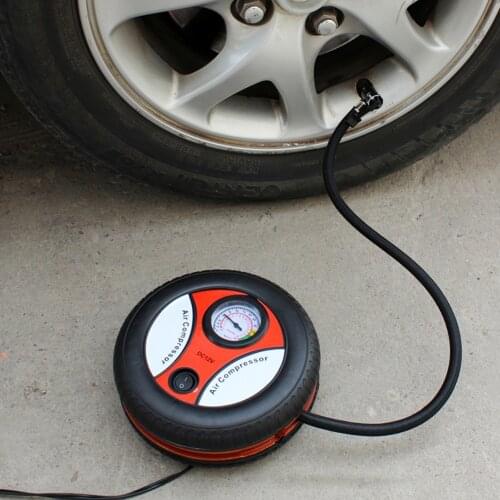 12V Mini Portable Car Air Compressor Electric Auto Tire Inflatable Pump Tyre Inflator for Car Motorcycles Bicycles