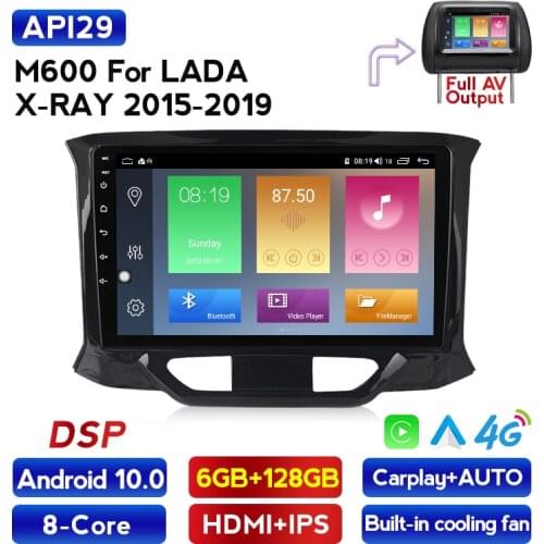 8Core 1280*720 6G+128G For LADA X-RAY 2015 2016 2017 2019 Car Radio Multimedia Video Player Navigation GPS Android System 2DIN
