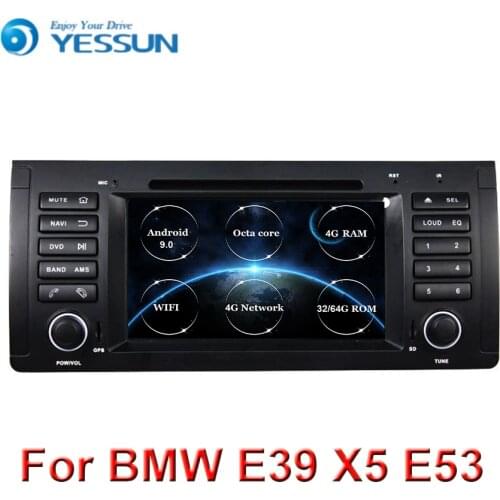 For BMW E39 X5 E53 Car Android 9.0 Multimedia DVD Player Car Radio GPS 4G RAM+64G ROM Octa core DSP navigation