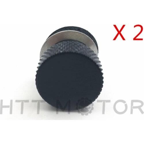Aftermarket free shipping motorcycle parts 2x For Harley Davidson Dyna Sportster Softail Black Billet Aluminum Seat Bolt