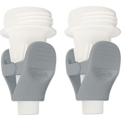 Bimirth Breastmilk Storage Bag Adapters Breast Milk Bag Clamps Replacement for Lansinoh S1/2 Avent Wide-Neck Breast Pump