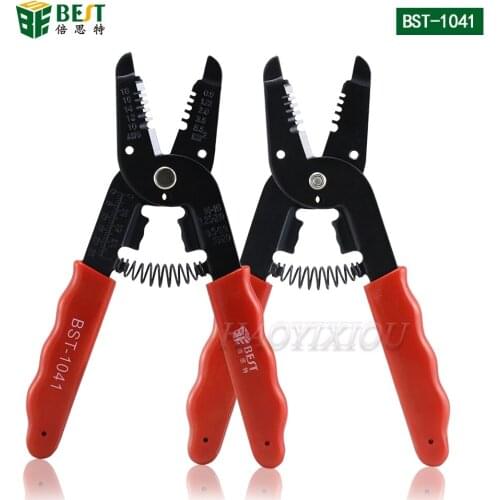 BST-1041 High quality Cable Wire Stripper Cutter Crimper Automatic Multifunctional Terminal Crimping Plier Tools