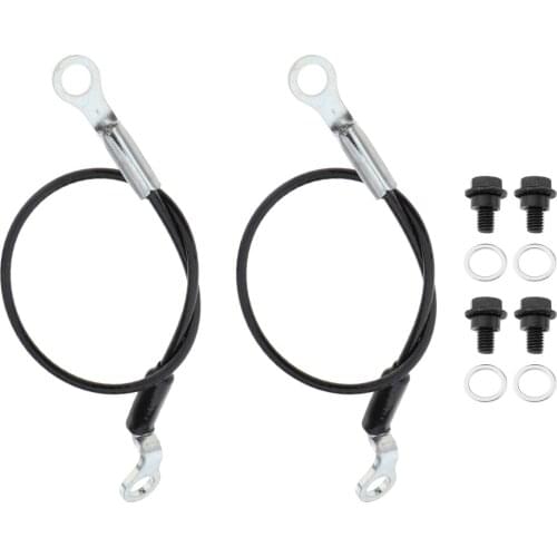 Tailgate Holder Cables with Washers Screws Fit for Yamaha Rhino 2004-2009 660 700