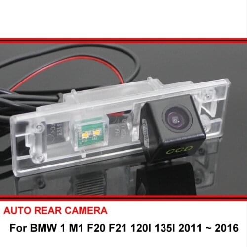 Fisheye SONY For BMW 1 M1 F20 F21 120I 135I Car Rear View Camera reverse Backup Parking Camera LED Night Vision Wide Angle
