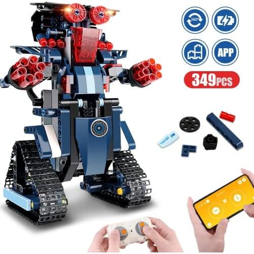 Building Blocks Robot for Kids Remote Control Engineering Science Educational Building Toys Kits for 8-14Year Old Boys and Girls
