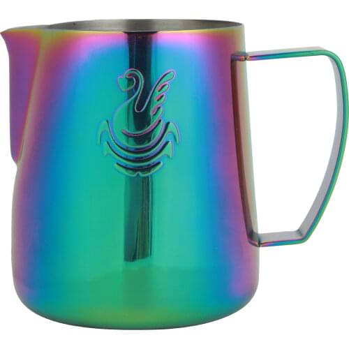Stainless Steel Coffee Jug Milk Frothing Cup Espresso Latte Art Pitcher 400ml/600ml Cream Froth Jug Maker Kitchen Stencils