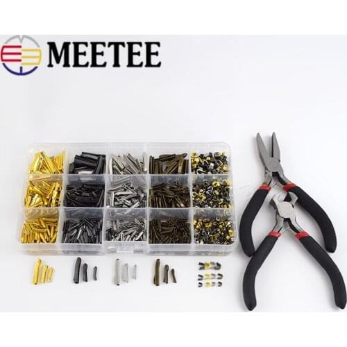 1set Metal Zipper Double Open Latch Repair Kits Tool for 3# 5# 8# Zipper Non-slip Stopper DIY Coat U Shape Top Stop Replacement