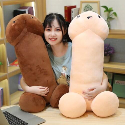Cute Long Penis Plush Toys Pillow Simulation Sexy Soft Toys Stuffed Funny Cushion Lovely Dolls kawaii Couple Valentines Gift