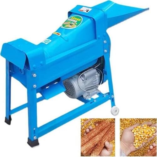 1500KG/h Corn Thresher Home Small 2.2K Electric Baogu Peeled Corn Kernels Fully Automatic Threshing Equipment Agricultural Tools