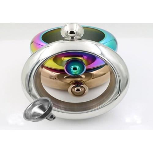 New Fashion Bangle Bracelet Hip Flask Grade 3.5OZ 304 Stainless Steel Wine Bottle Whiskey Vodka Drinkware F101302