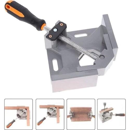 Single-handle Flat nose pliers 90 degree aluminium alloy right angle clamping frame angle clamping tool